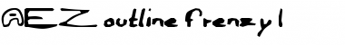 Download AEZ outline frenzy-1 Font