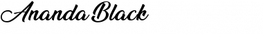 Ananda Black Regular Font