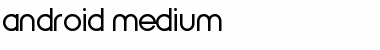 Download android medium Font