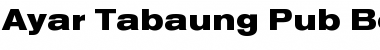 Ayar_Tabaung_Pub Font