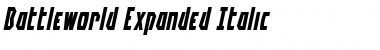 Download Battleworld Expanded Italic Font