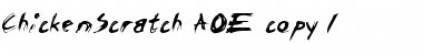 Download ChickenScratch AOE Font