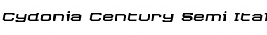 Download Cydonia Century Semi-Italic Font