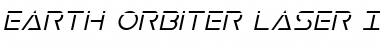 Download Earth Orbiter Laser Italic Font