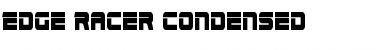 Edge Racer Condensed Font