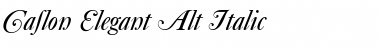 Caslon-Elegant-Alt Italic Font