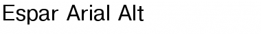 Download Espar Arial Alt Font