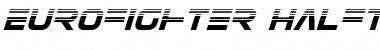 Eurofighter Halftone Italic Font