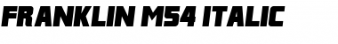Franklin M54 Font