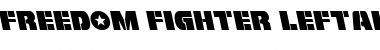 Freedom Fighter Leftalic Font