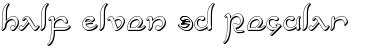 Half-Elven 3D Regular Font