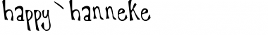 Download happyhanneke Font