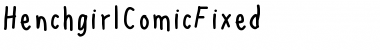 HenchgirlComicFixed Font