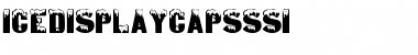 IceDisplayCapsSSi Regular Font