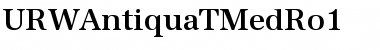 Download URWAntiquaTMedRo1 Font