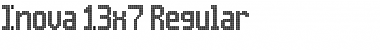 Inova 13x7 Regular Font