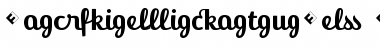 JackieLigaturesBold Font