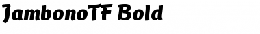 JambonoTF-Bold Bold Font
