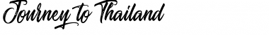 Download Journey to Thailand Font
