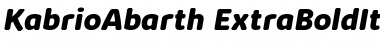 Download Kabrio Abarth Font