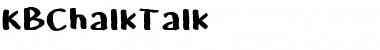 Download KBChalkTalk Font