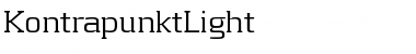 Kontrapunkt Light Font