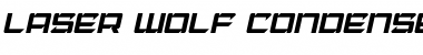 Laser Wolf Condensed Italic Condensed Italic Font