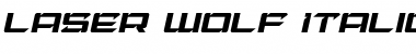 Laser Wolf Italic Font