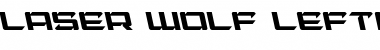 Laser Wolf Leftalic Italic Font