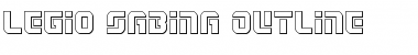 Legio Sabina Outline Font