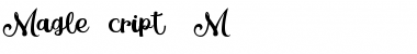 Download Magle Script DEMO Font