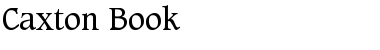 Caxton-Book Regular Font