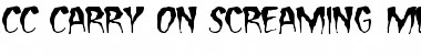 CC Carry On Screaming Medium Font