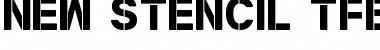Download New Stencil tfb Font