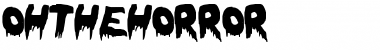 Download OhTheHorror Font