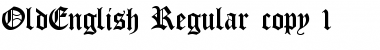 OldEnglish Regular Font