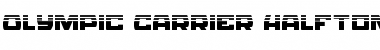 Olympic Carrier Halftone Regular Font