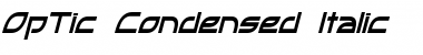 OpTic Condensed Font