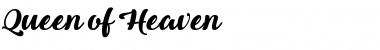 Download Queen of Heaven Font