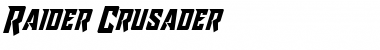 Raider Crusader Regular Font