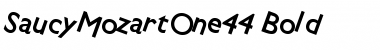 SaucyMozartOne44 Font