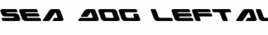 Sea-Dog Leftalic Italic Font