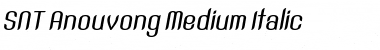 SNT Anouvong Medium Italic