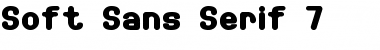 Download Soft Sans Serif 7 Font
