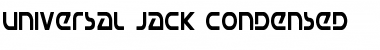 Download Universal Jack Condensed Font
