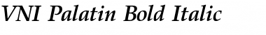 VNI-Palatin Bold-Italic Font