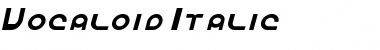 Vocaloid Italic