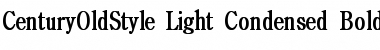 CenturyOldStyle-Light Condensed Font