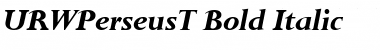 URWPerseusT Bold Italic Font