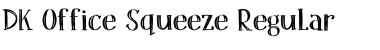 Download DK Office Squeeze Font